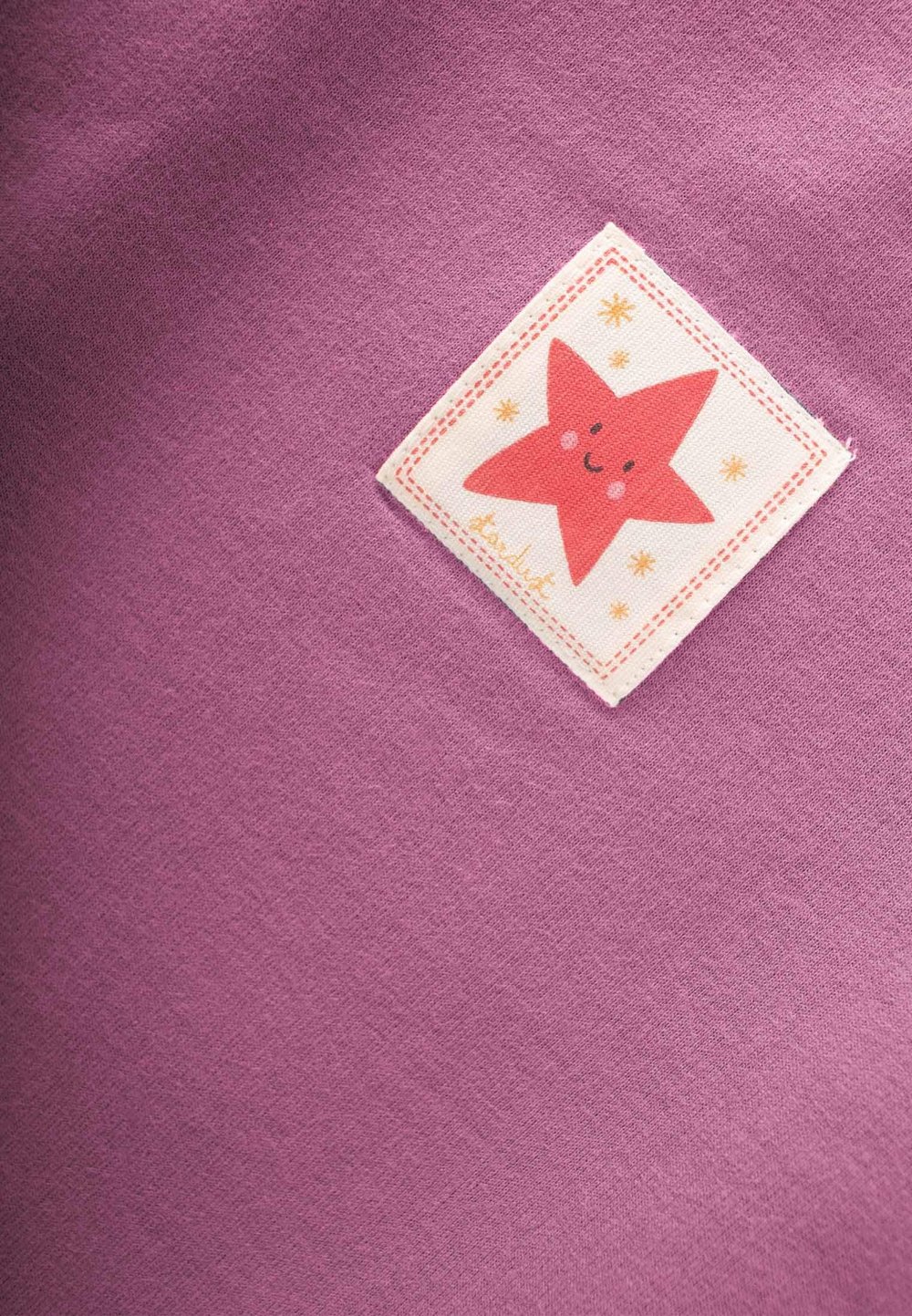 Etiket Detaylı Sweatshırt Takım 1-7 Yaş FUŞYA