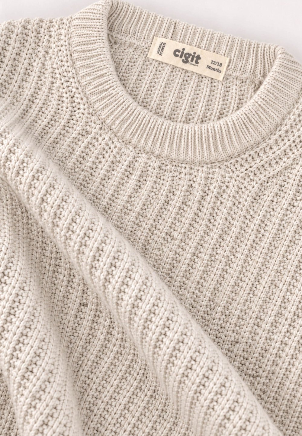 Selanik Triko Takım 1-5 Yaş Naturel