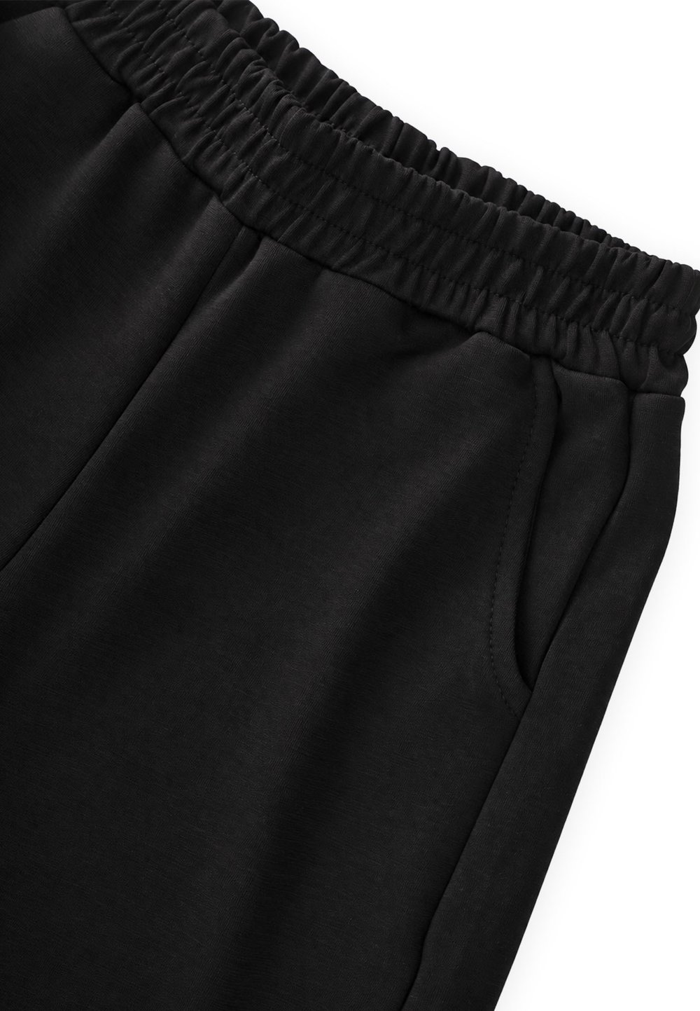 Dökümlü Pantolon 6-12 Yaş Siyah