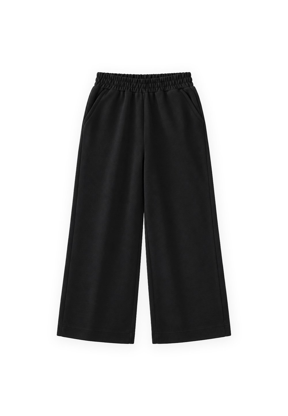 Dökümlü Pantolon 6-12 Yaş Siyah