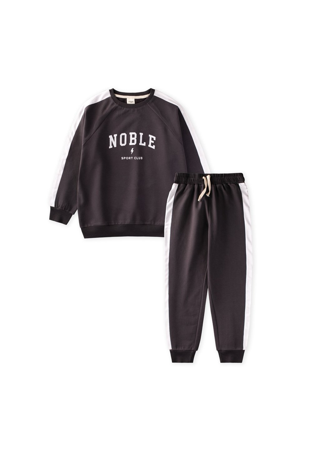 Sweatshirt Takım 8-12 Yaş ANTRASİT