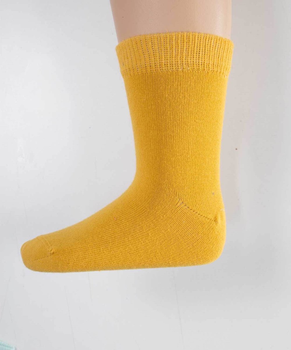 Çocuk Çorabı 2-9 Yaş hardal sarı