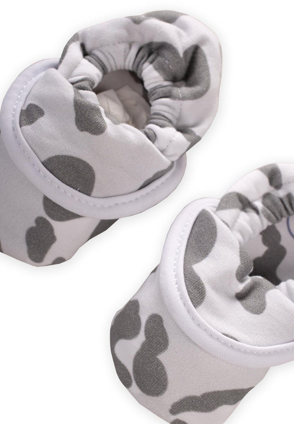 Arkası Lastikli Bebe Patik16-23 Ay Ekru Dalmaçyalı