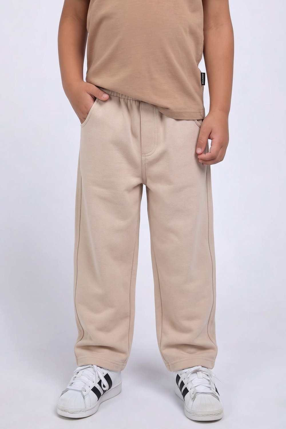 Baggy Pantolon 2-10 Yaş Bej