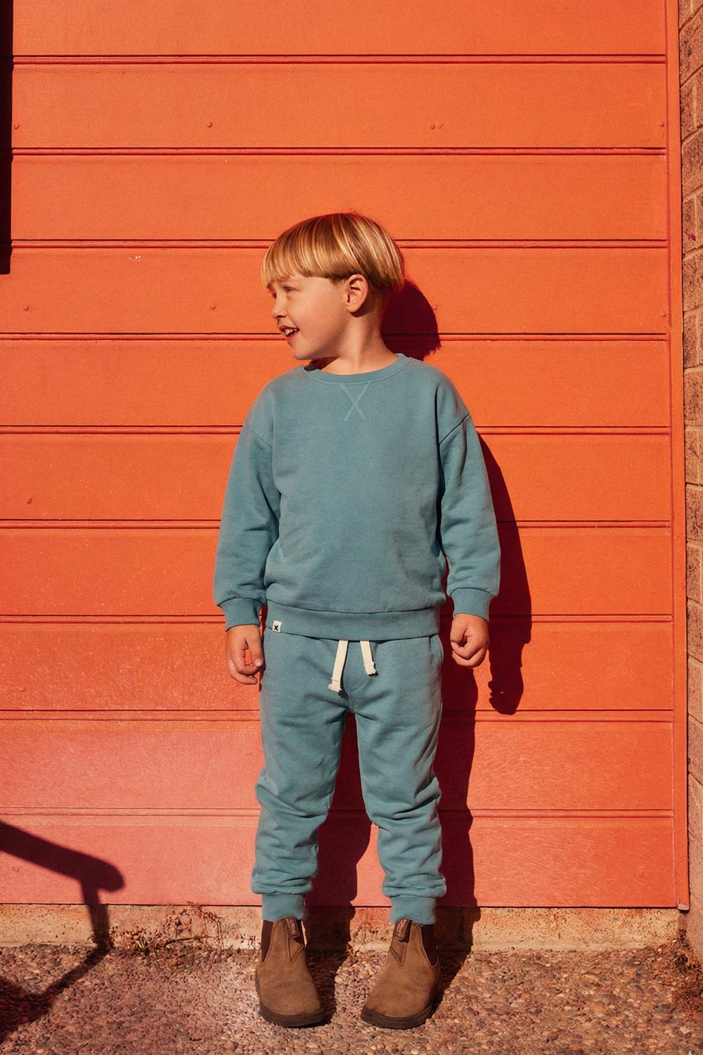 Basic Karyoka Detaylı Sweatshırt Takım 3-8 Yaş ÇAĞLA YEŞİLİ