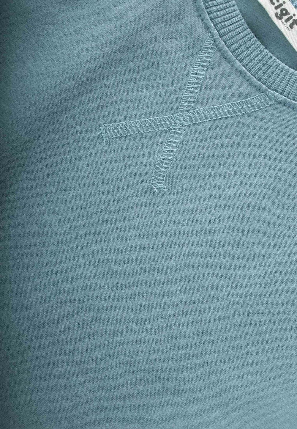 Basic Karyoka Detaylı Sweatshırt Takım 3-8 Yaş ÇAĞLA YEŞİLİ