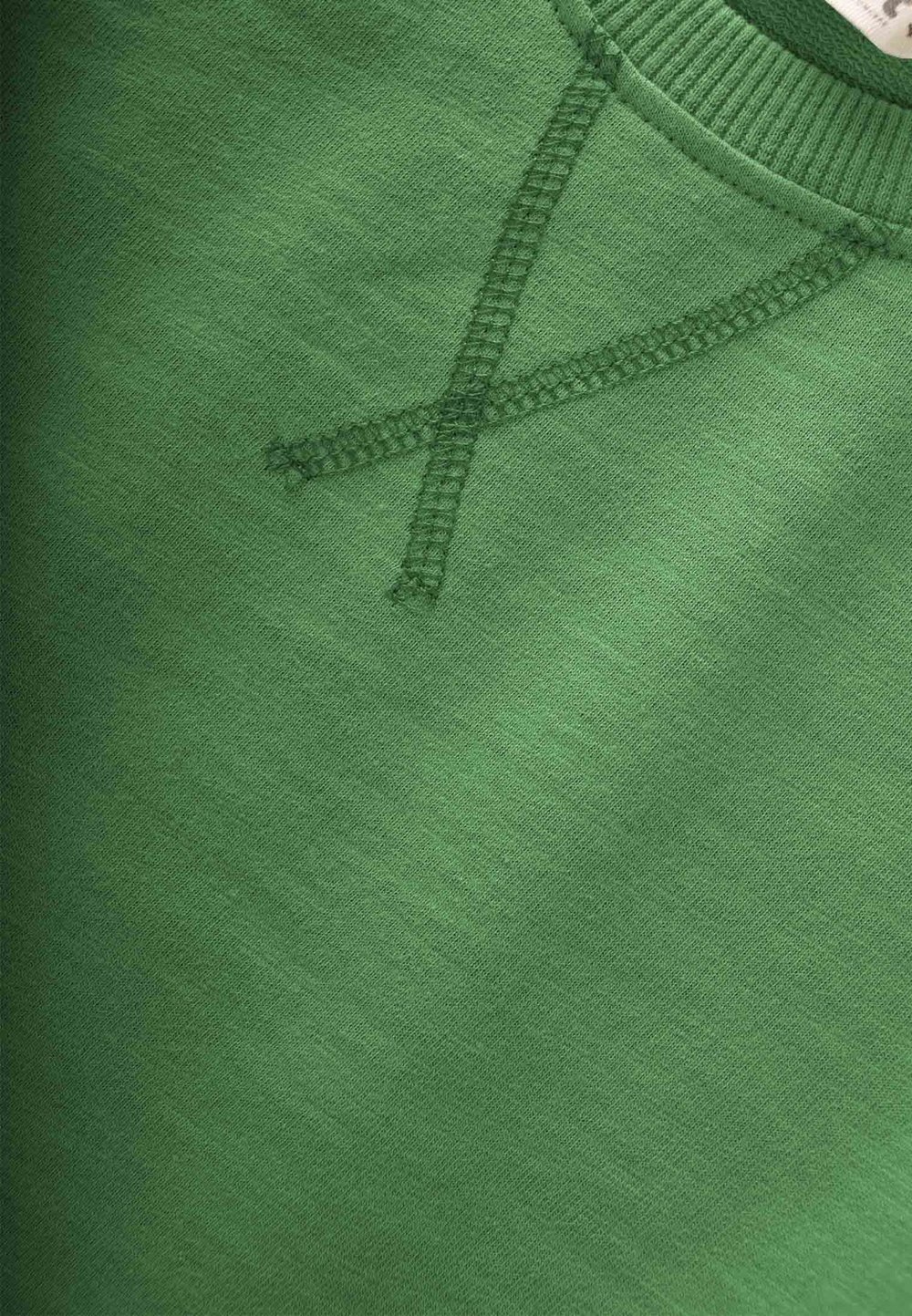 Basıc Sweatshırt Takım 3-8 Yaş YAĞ YEŞİLİ 