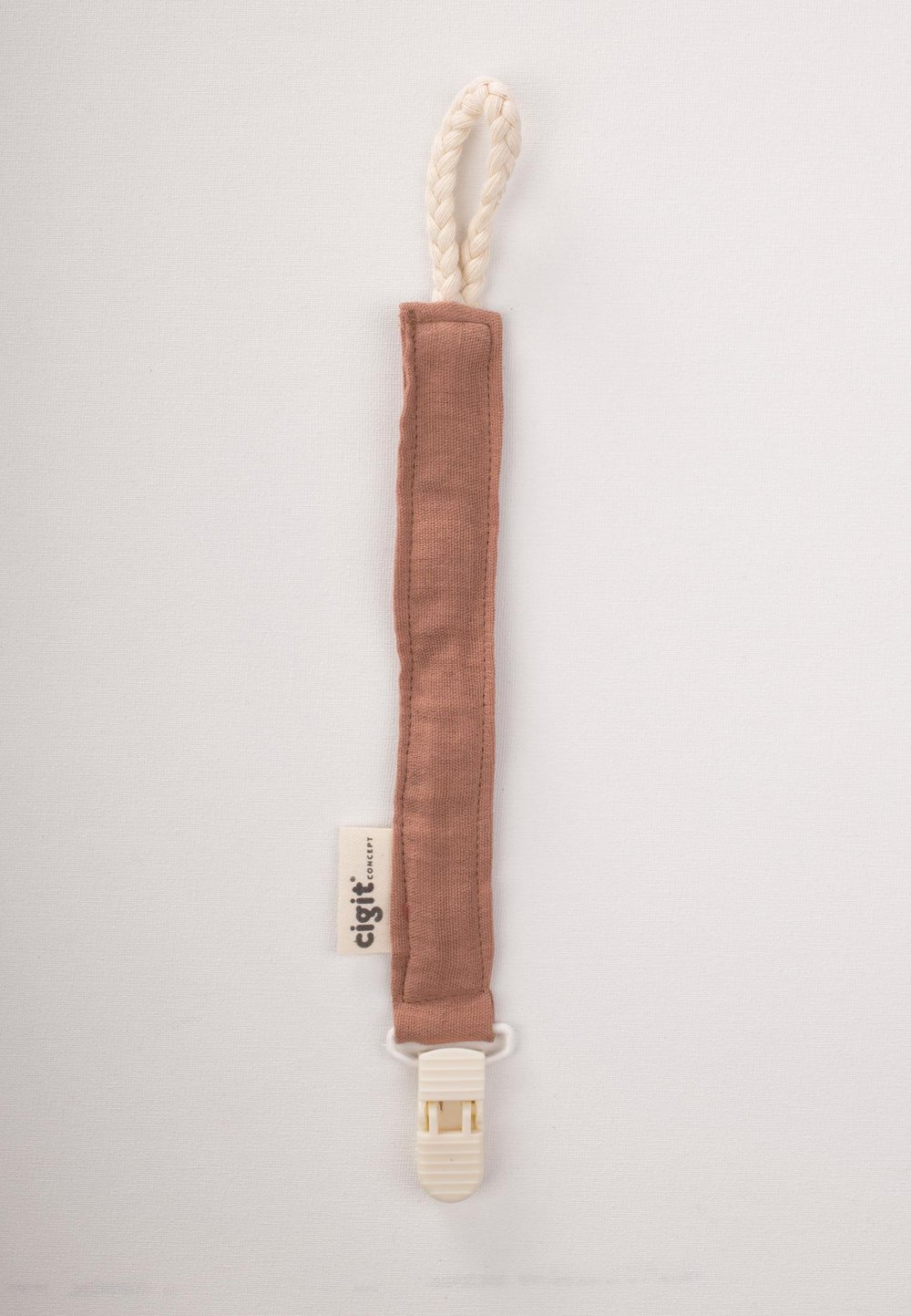 Bebek Pamuk Emzik Tutmacı 23 cm AÇIK KAHVE