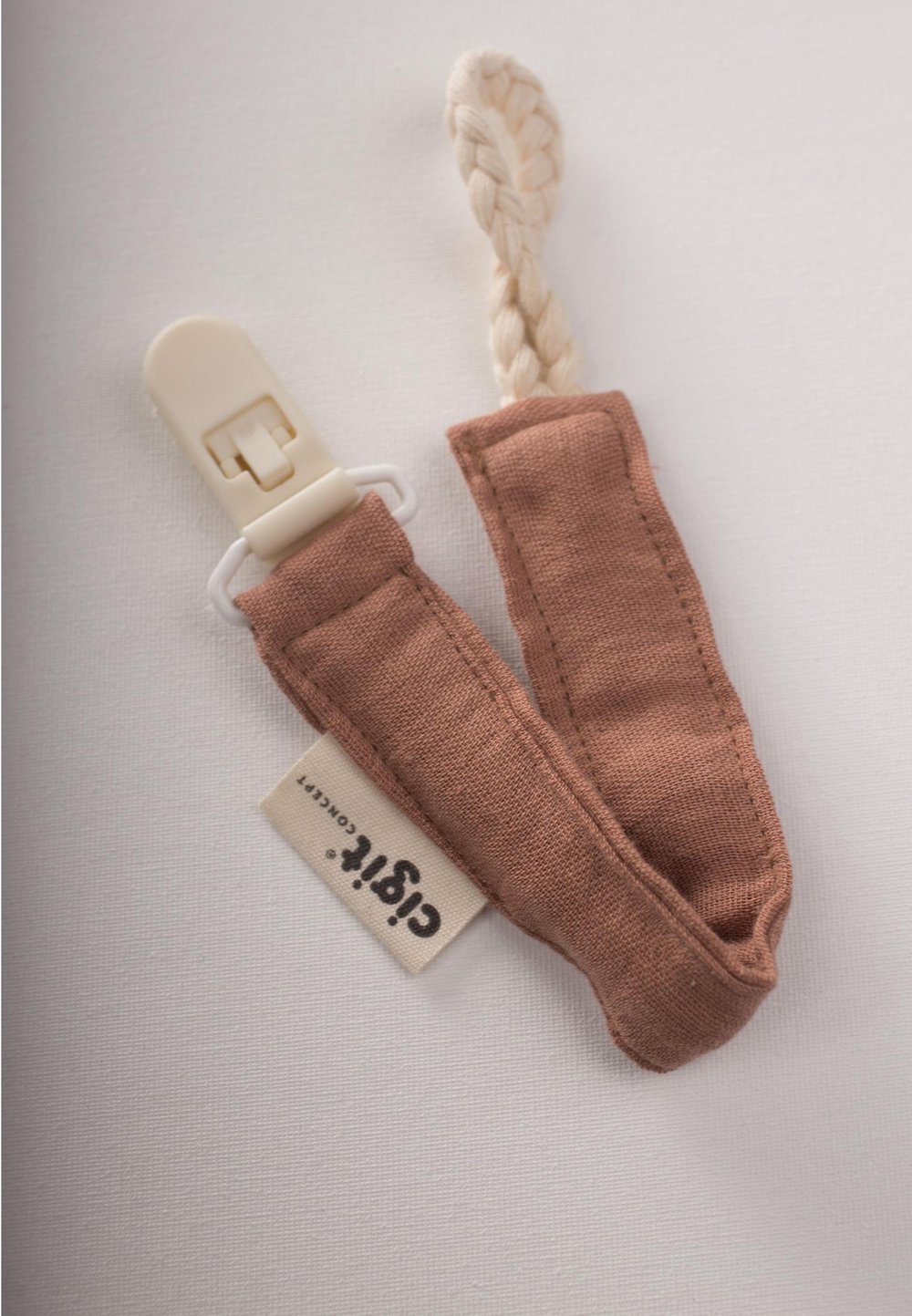 Bebek Pamuk Emzik Tutmacı 23 cm AÇIK KAHVE