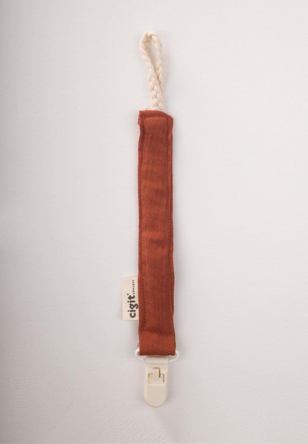 Bebek Pamuk Emzik Tutmacı 23 cm RUST