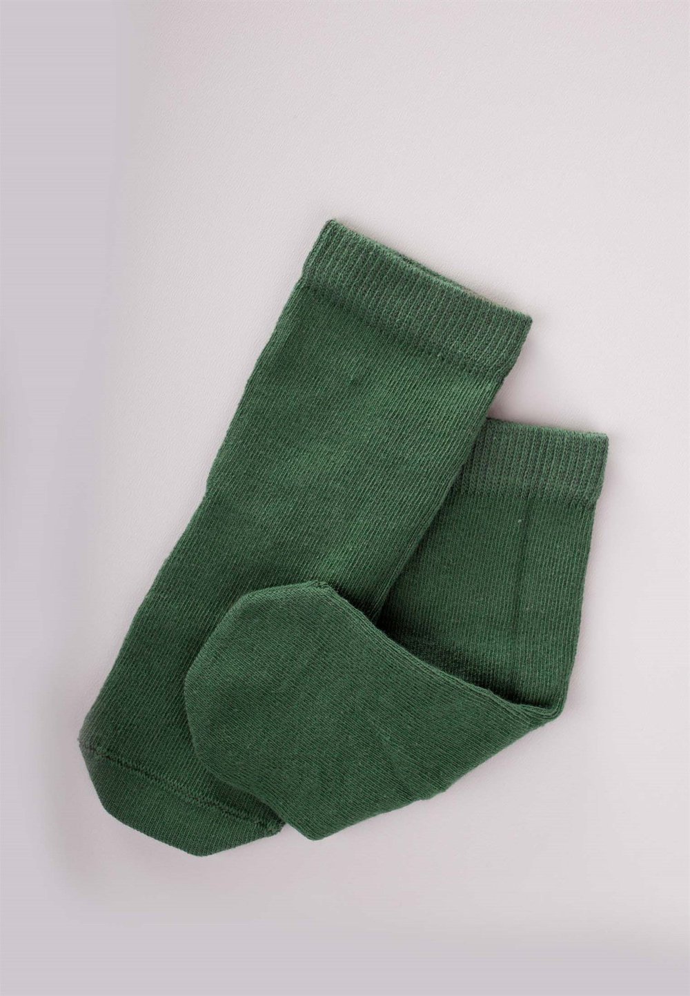 Çocuk Çorabı 2-9 Yaş Haki Yeşil