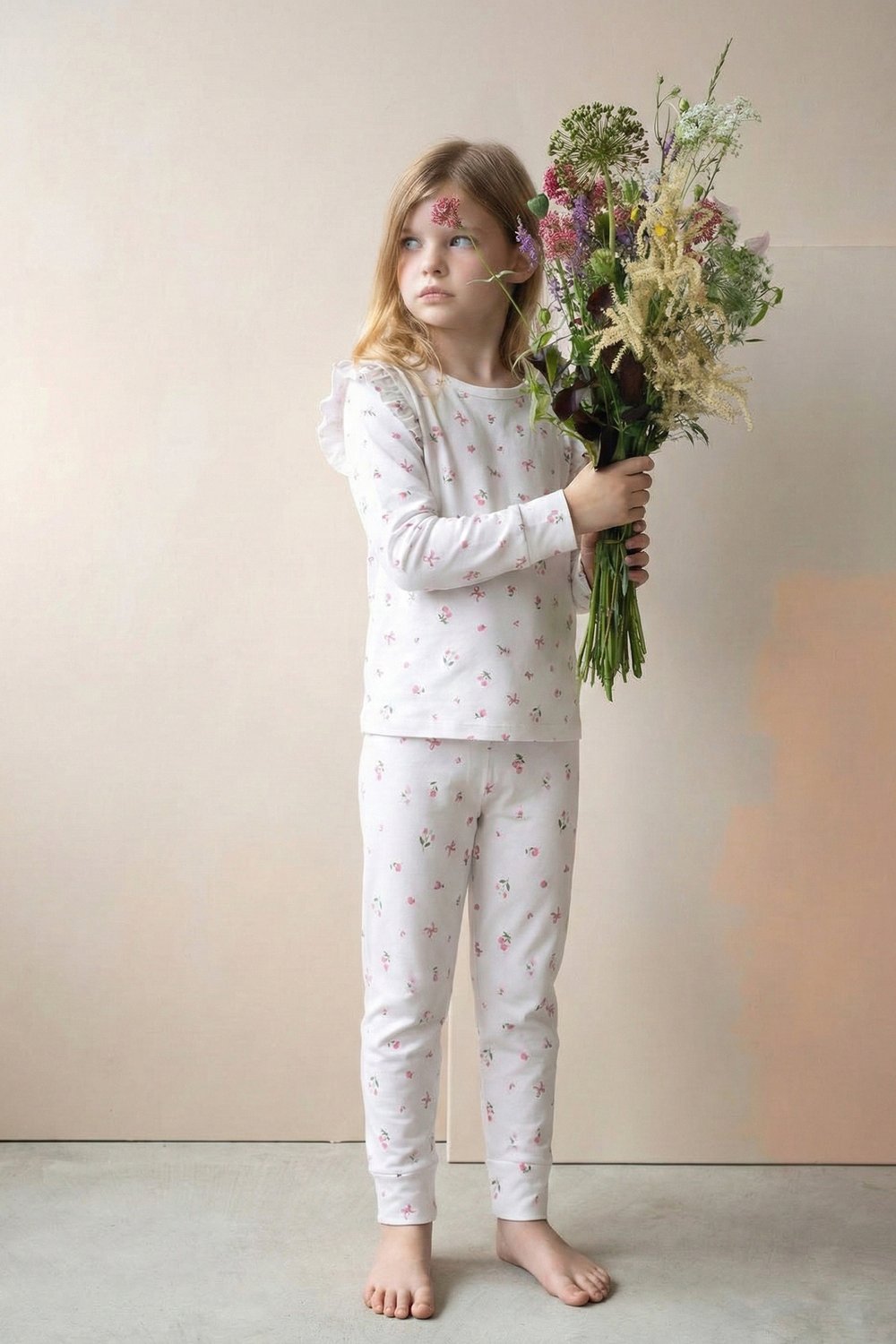 Pijama Takım 1-5 Yaş Çıtır Çiçek Desen
