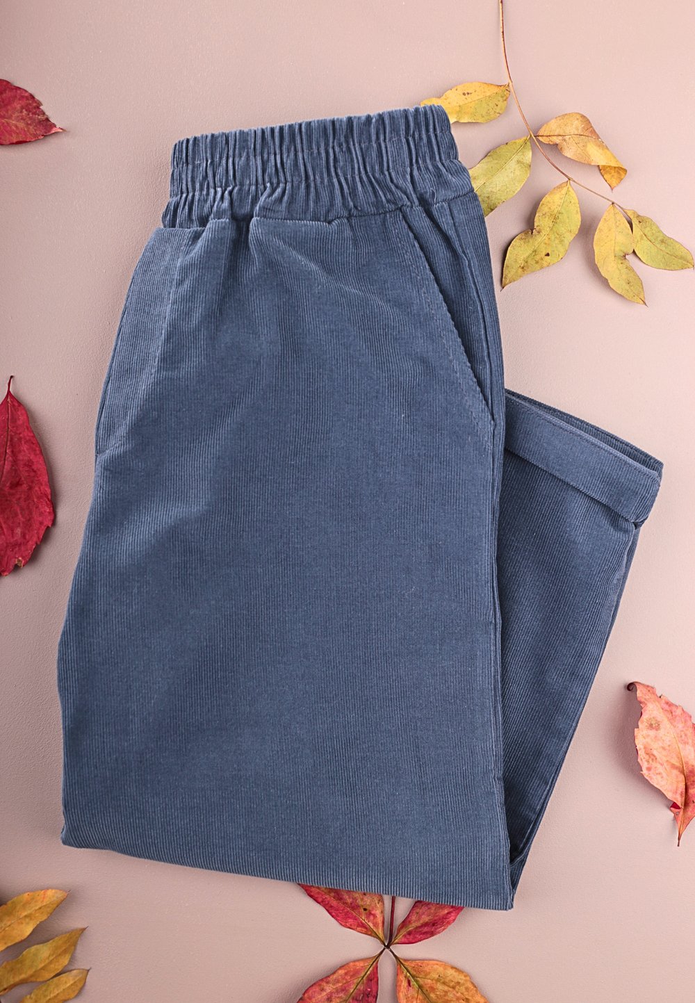 Kadife Pantolon 4-12 Yaş Lacivert