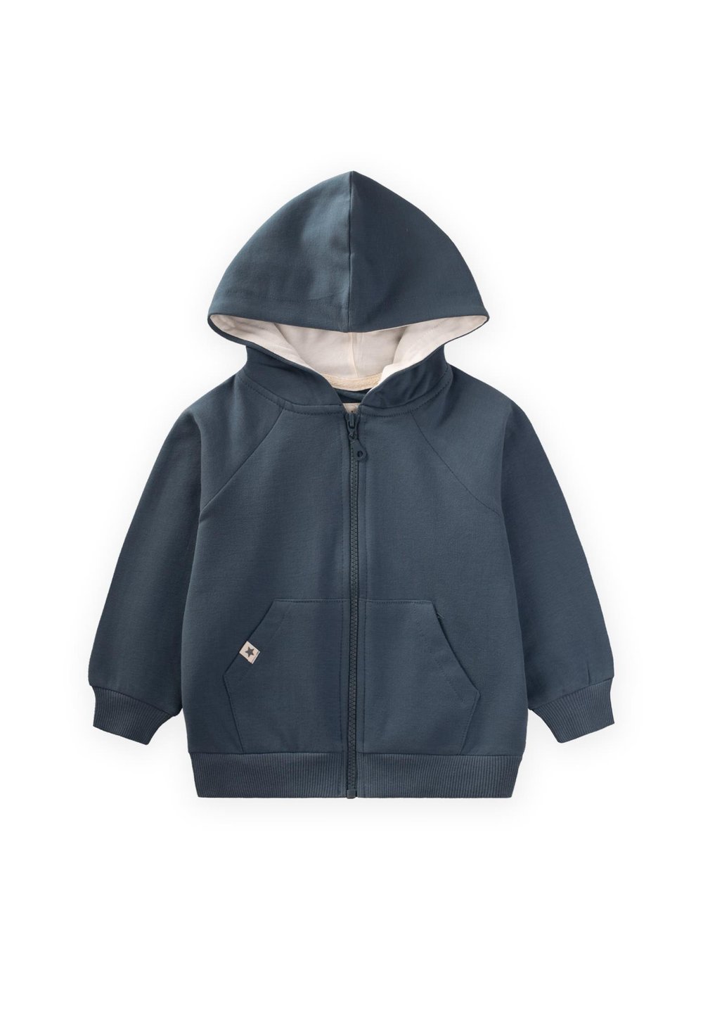 Kapşonlu Fermuarlı Hırka 1-14 Yaş Lacivert