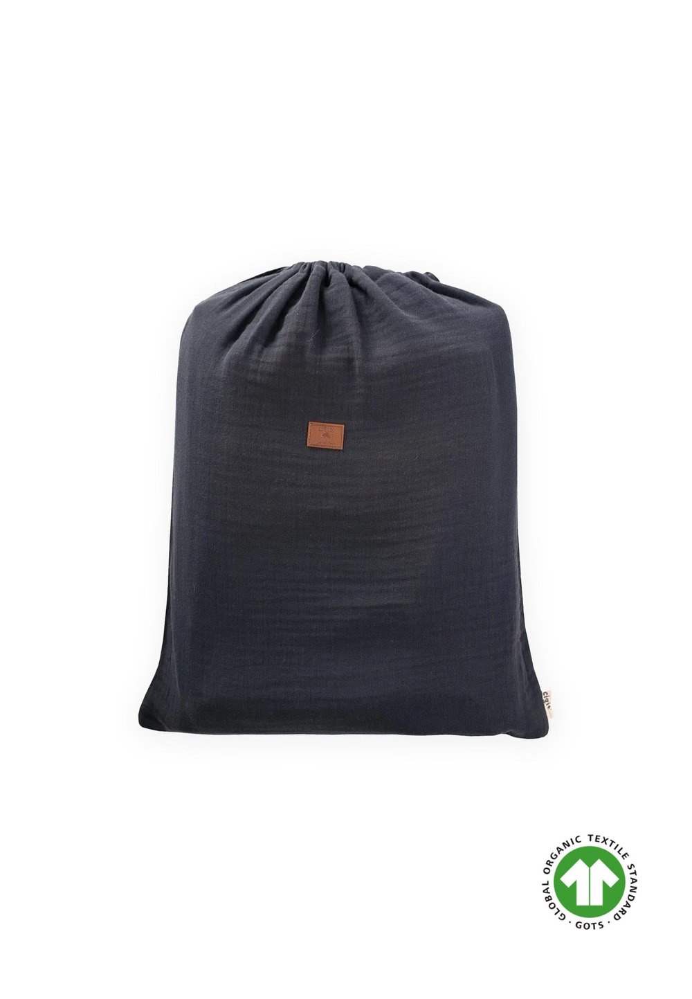 Keseli Organik Müslin Nevresim Takımı 100X135 cm +/ - 3cm Çarşaf 120X150 Yastık 35X45 cm Füme