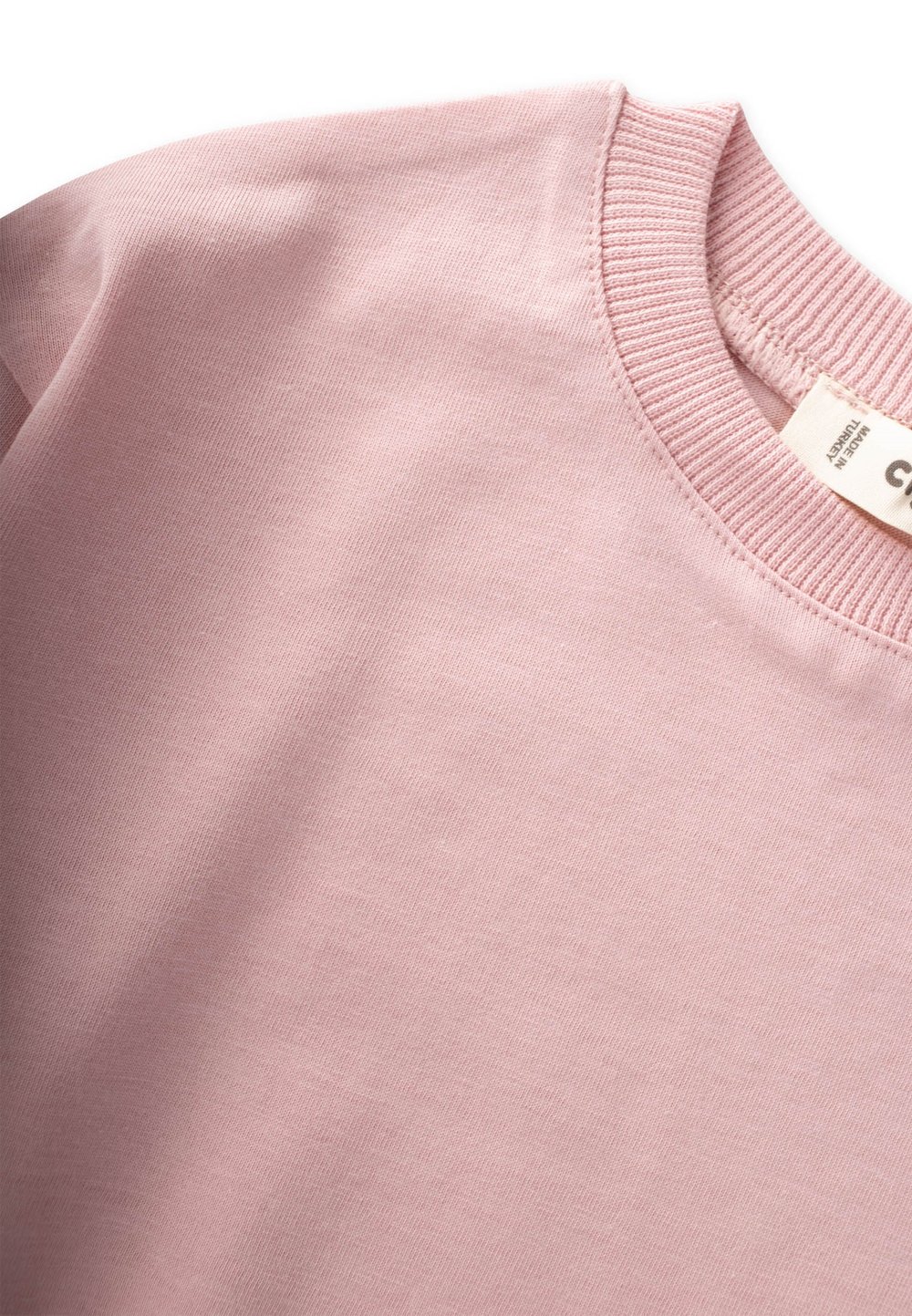 Mevsimlik Basic T-Shırt 2-10 Yaş PUDRA PEMBE