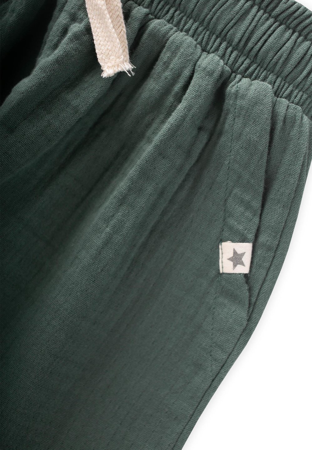 Müslin Pantolon 1-7 Yaş HAKİ YEŞİL