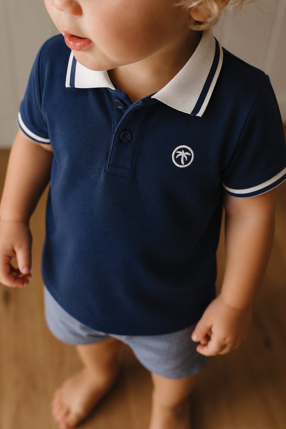 Polo Yaka T-Shırt 2-10 Yaş LACİVERT