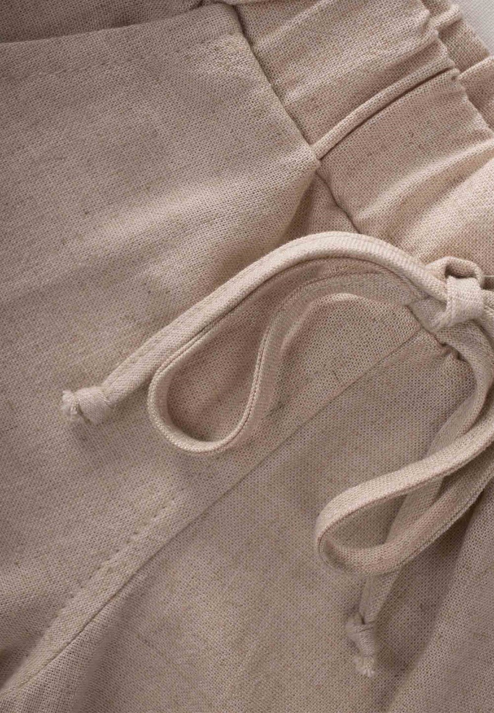 Sarh Keten Şort 2-9 Yaş Naturel