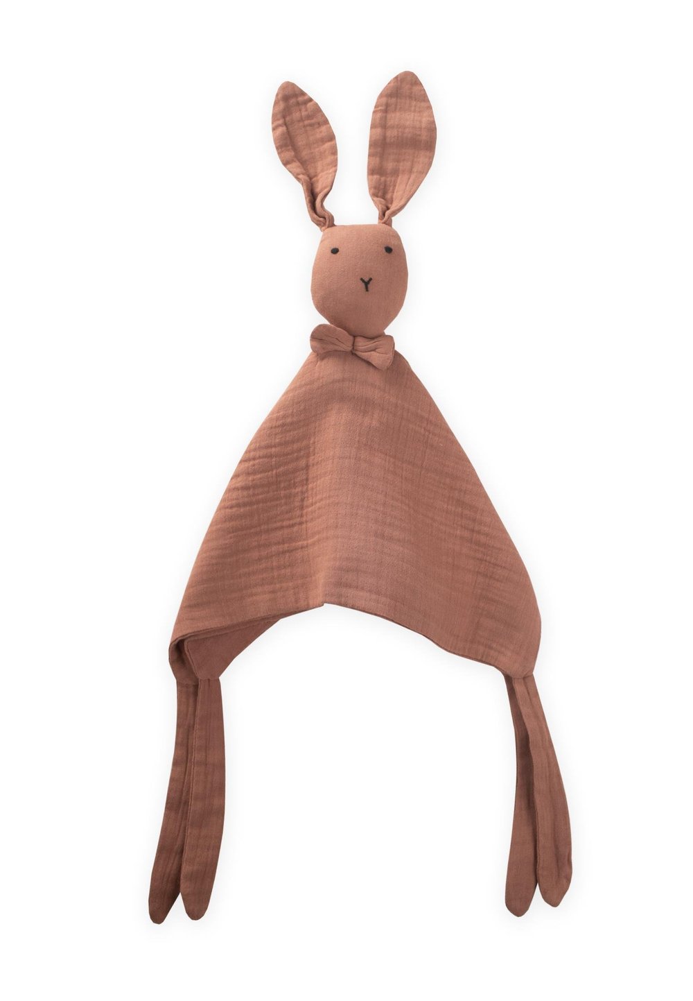 Tavşan Müslin Uyku Arkadaşı (Yıkanmıştır) 40X40 cm A.Kahve 