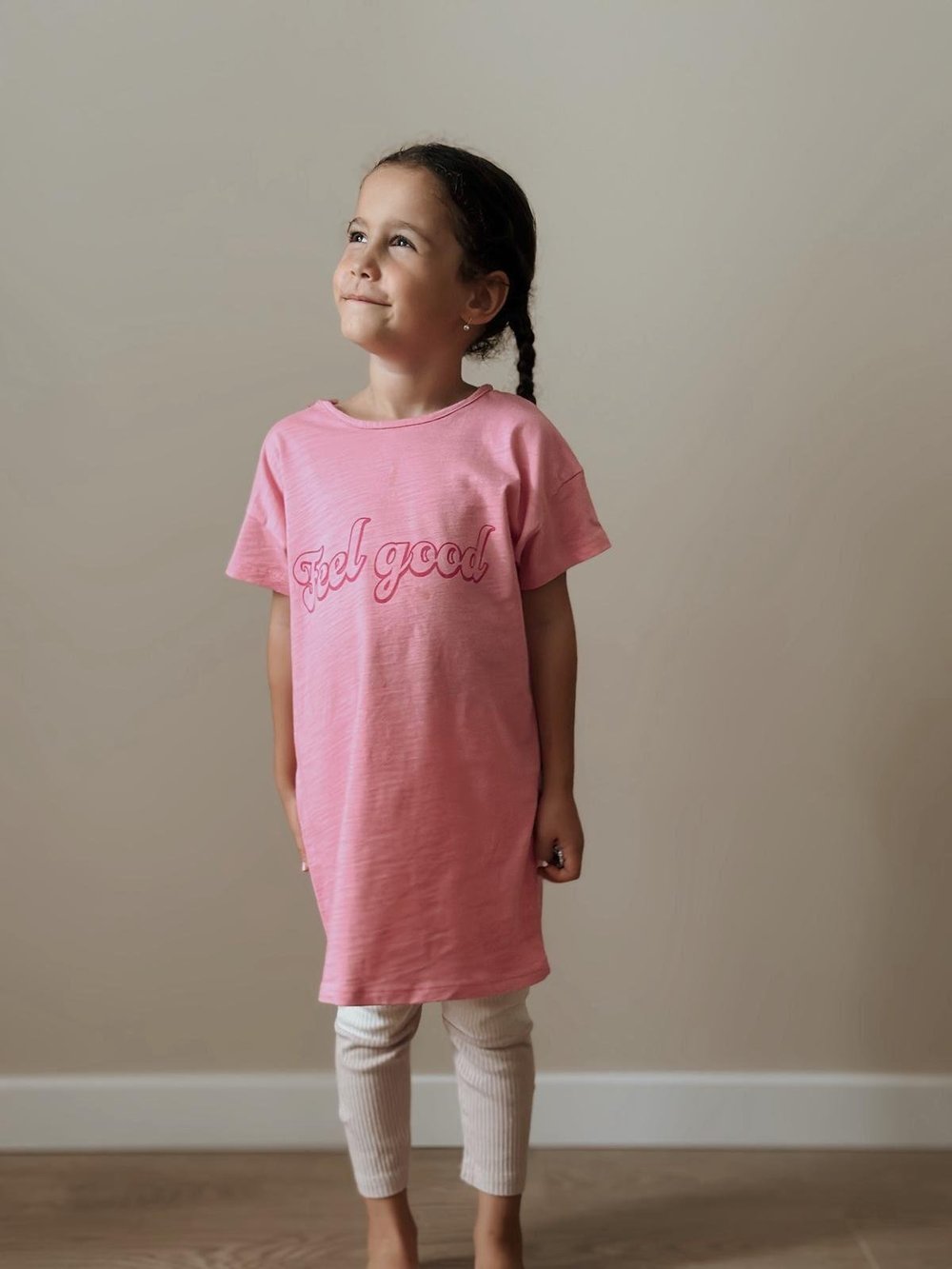 Tunik T-Shırt 4-12 Yaş PEMBE