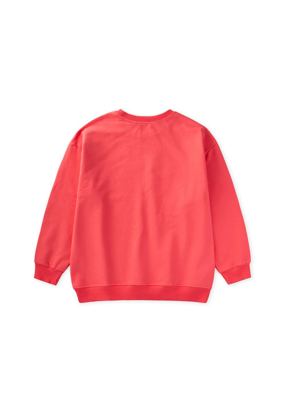 Baskılı Kız Çocuk Kışlık Sweatshirt 8-12 Yaş Mercan