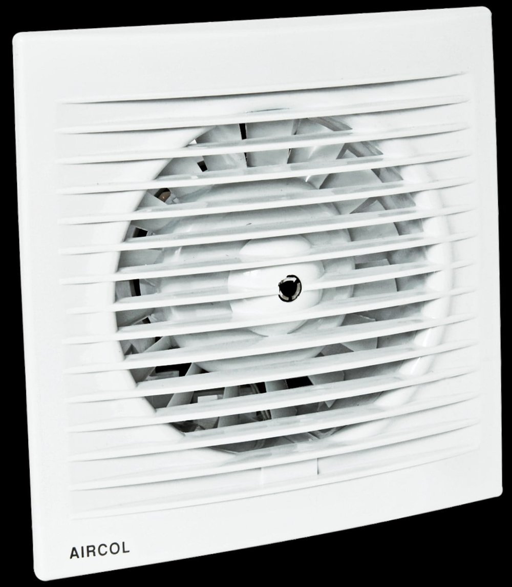 Aircol 200lük Sessiz, Dekoratif, Plastik Banyo Fanı / Aspiratörü 350 m³/h