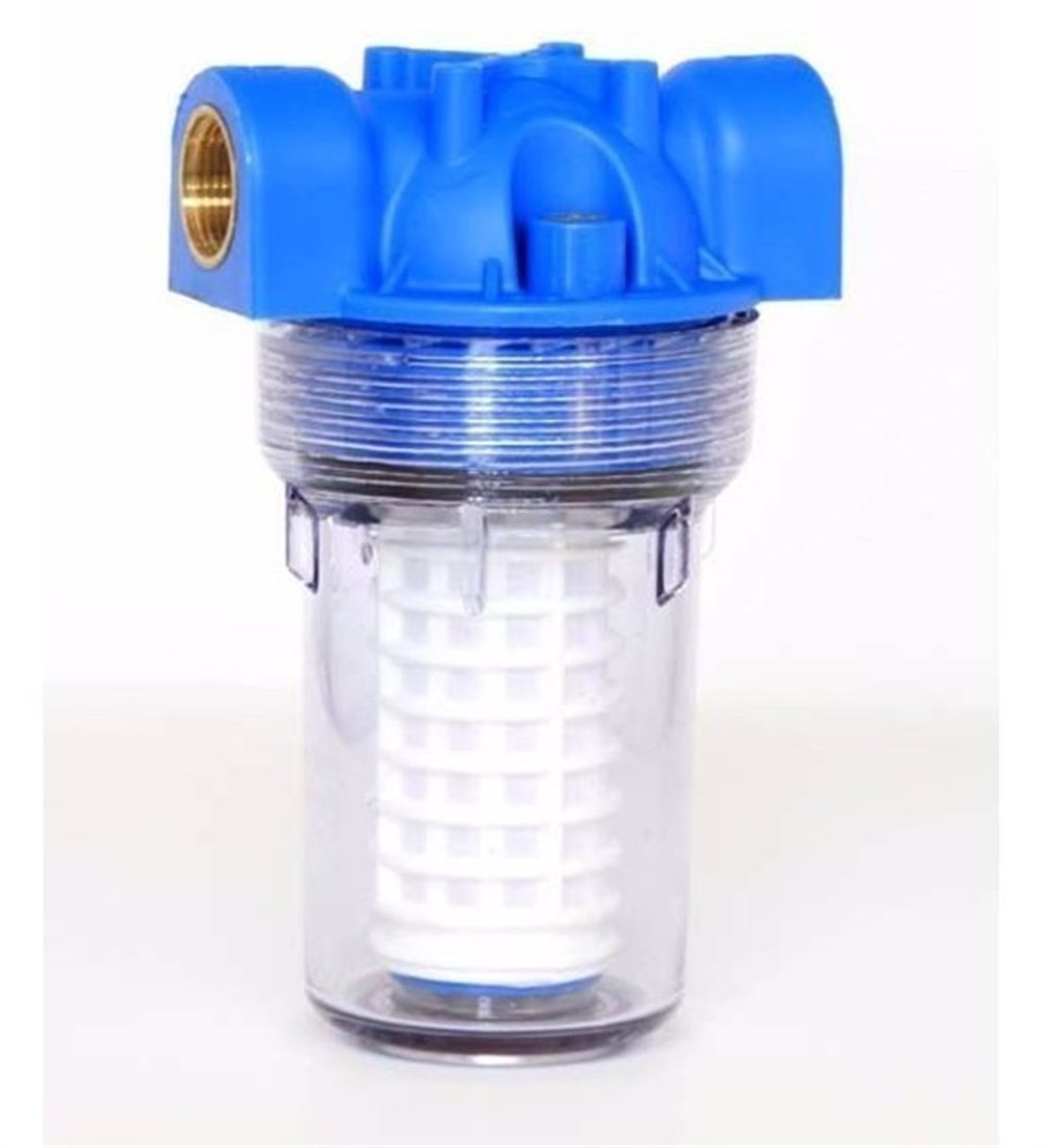 Aquafer 5 Yıkanabilir Filtre 1/2 inc 50 Mikron Su Süzme Filtresi