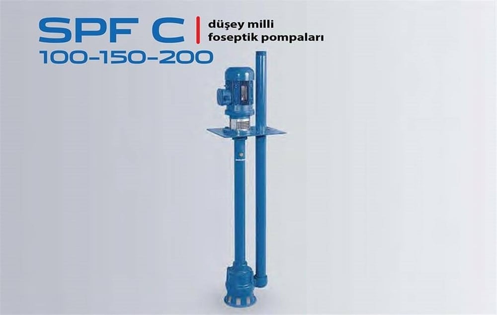 Deeps SPF C 100-150-200 Düşey Milli Foseptik Pompa