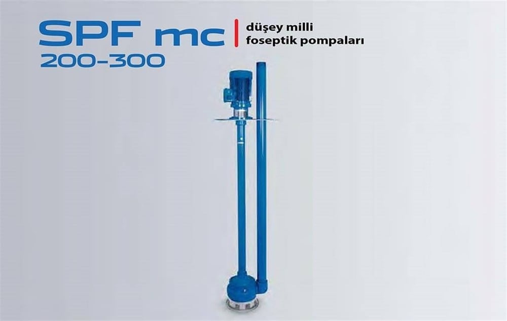 Deeps SPF mc 200-300 Düşey Milli Foseptik Pompası