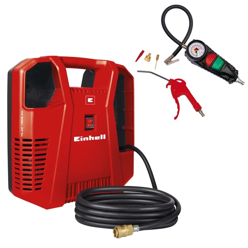 Einhell TC-AC 190/8 Kit Çanta Kompresör (YAĞSIZ) 190 L/Dk