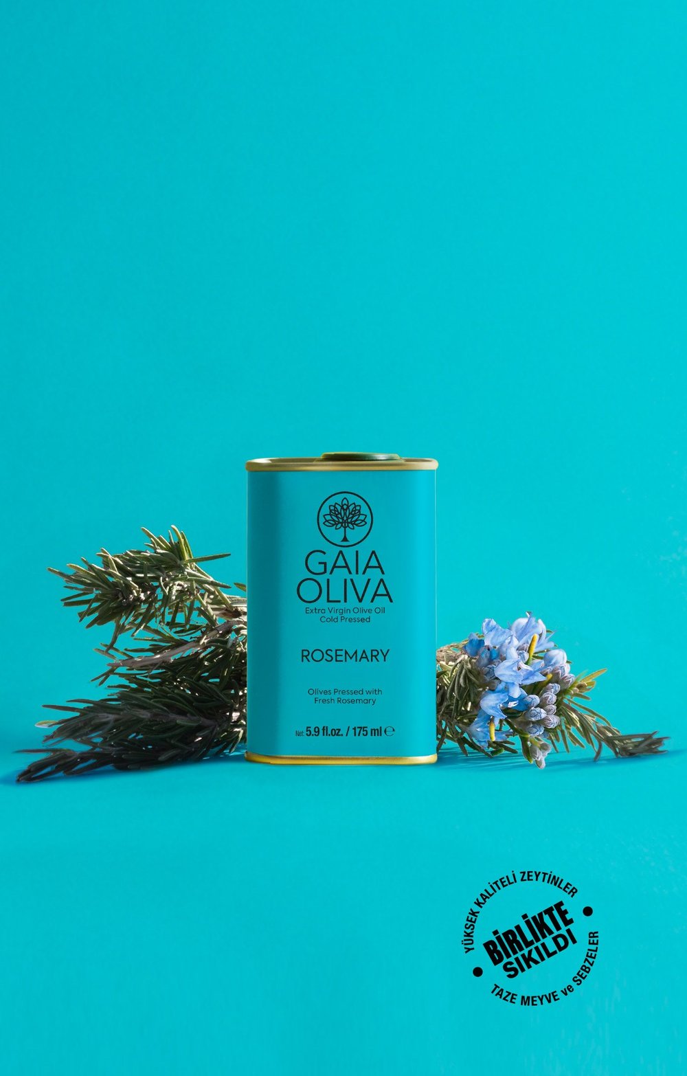 Biberiye Çeşnili 175 ml Natürel Sızma Zeytinyağı