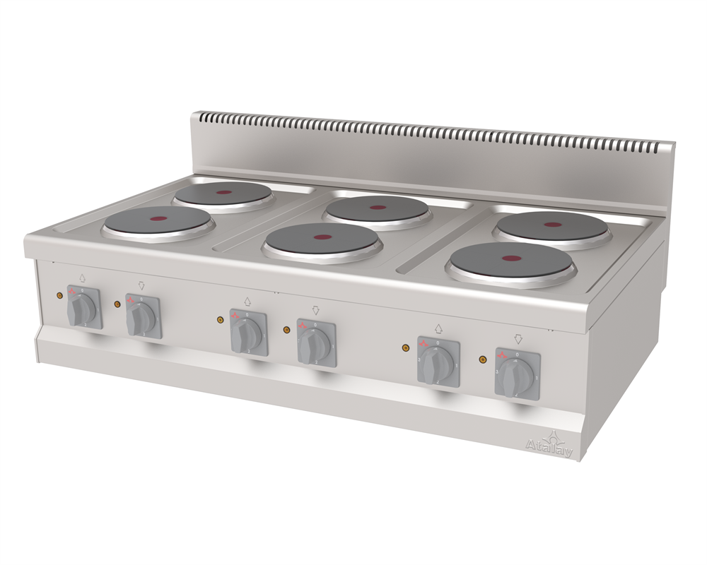 Atalay Elektrikli Ocak 6 Plateli Set Üstü 120x70x30 AEO-1270Atalay Endüstriyel Mutfak EkipmanlarıAtalay Elektrikli Ocak 6 Plateli Set Üstü 120x70x30 AEO-1270Set Üstü Elektrikli OcaklarAtalay Elektrikli Ocak 6 Plateli Set Üstü 120x70x30 AEO-1270