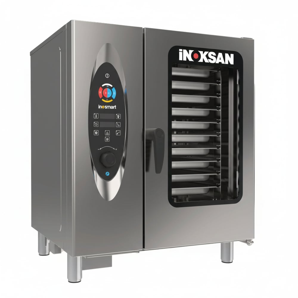 İnoksan 10 Tepsi Kapasiteli Elektrikli Kombi Fırını GN 1/1 INO-FBE 010
