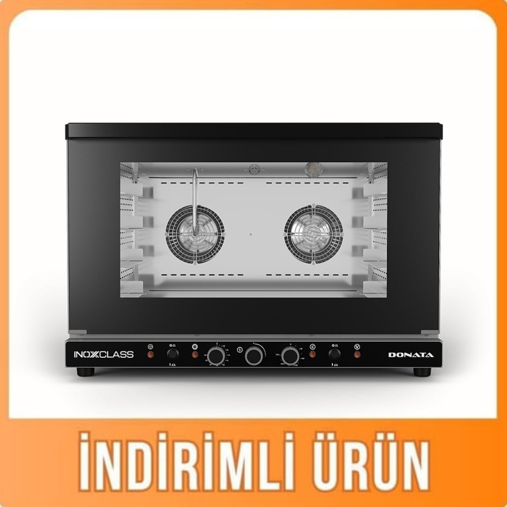 İnoxclass Konveksiyonlu Patiseri Fırın Elektrikli 4 X 40x60 cm Donata D04EFDINOXCLASSİnoxclass 4 Tepsili Patisserie Fırın, Manuel Elektrikli Çift Fanlı Donata D04EFDPatisserie Fırınlarİnoxclass 4 Tepsili Patisserie Fırın, Manuel Elektrikli Çift Fanlı Donata D04EFD