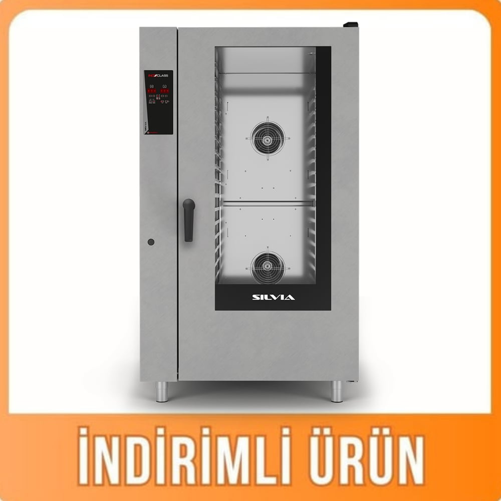 İnoxclass Konveksiyonlu 40 Tepsili Fırın Gazlı 40 x GN 1/1 Silvia S40EGINOXCLASSİnoxclass Konveksiyonlu 40 Tepsili Fırın Gazlı 40 x GN 1/1 Silvia S40EGKonveksiyonel Fırınlarİnoxclass Konveksiyonlu 40 Tepsili Fırın Gazlı 40 x GN 1/1 Silvia S40EG