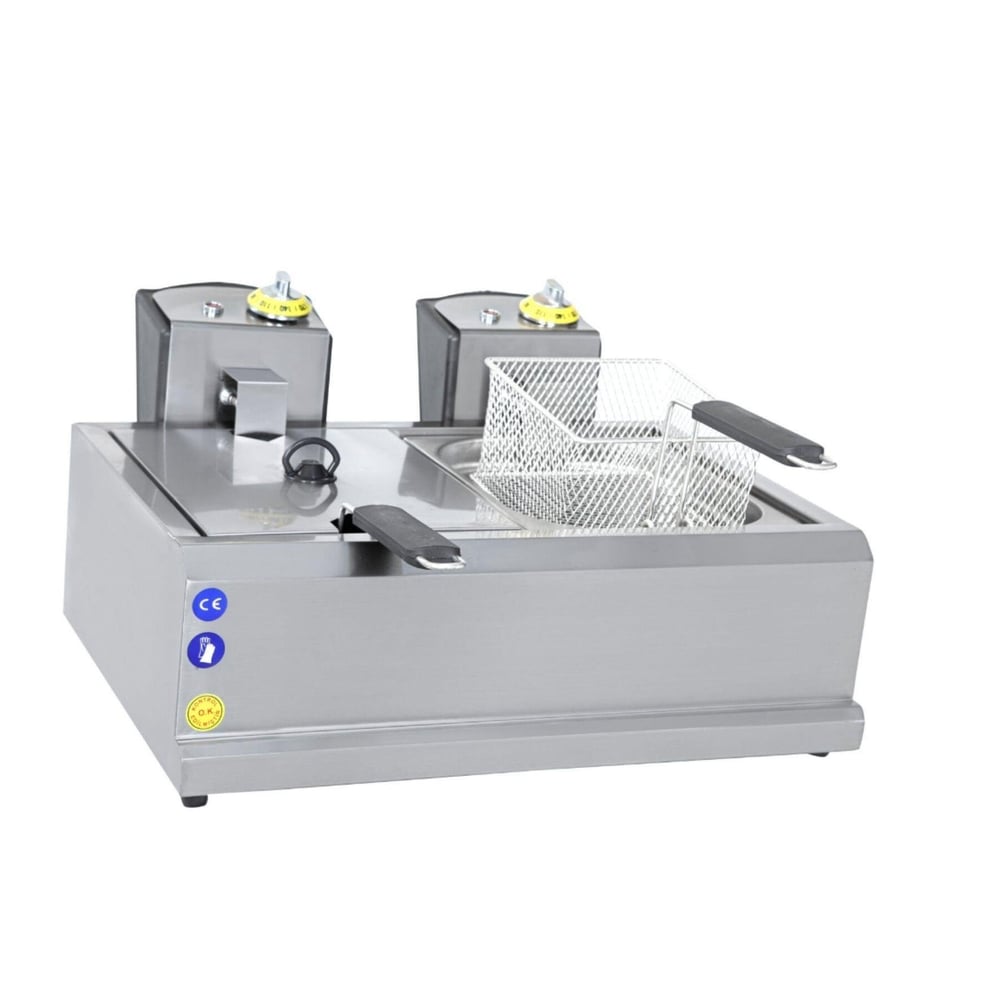 İnoxmaster Elektrikli Fritöz 5+5 Litre 42x50x20 cm İMR-FE-5+5İNOXMASTERİnoxmaster Elektrikli Fritöz 5+5 Litre 42x50x20 cm İMR-FE-5+5Elektrikli Fritözlerİnoxmaster Elektrikli Fritöz 5+5 Litre 42x50x20 cm İMR-FE-5+5