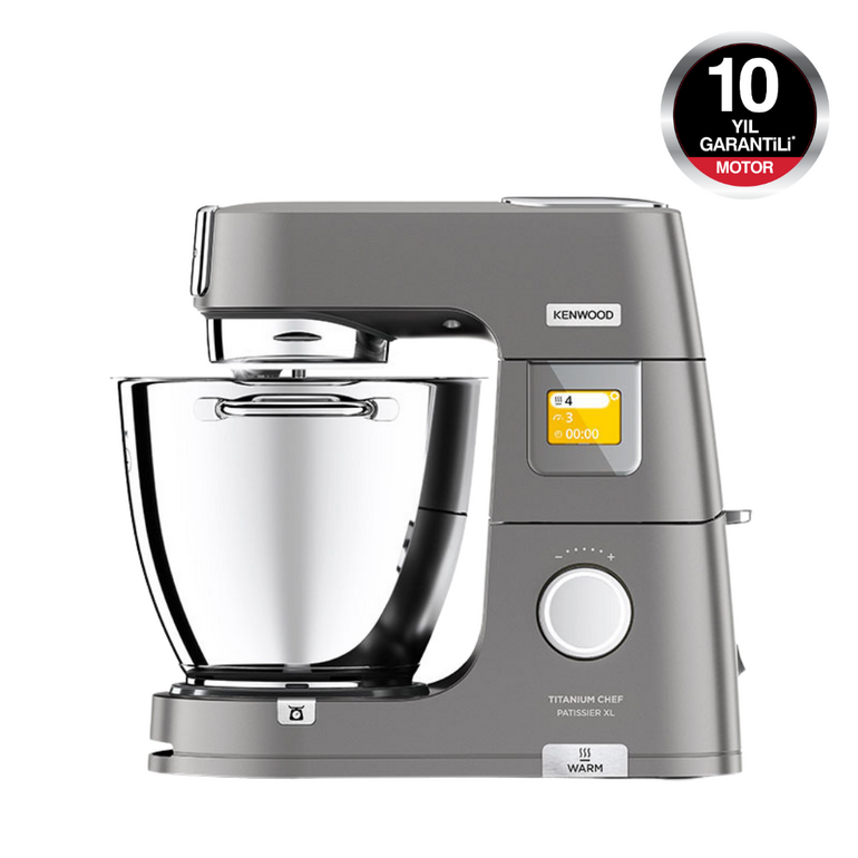 Kenwood Titanium Chef Pattisier XL Isıtma Özellikli 1500 Watt 7L Mutfak Şefi KWL90.004SIKenwoodKenwood Titanium Chef Pattisier XL Isıtma Özellikli 1500 Watt 7L Mutfak Şefi KWL90.004SIHamur Yoğurma MakineleriKenwood Titanium Chef Pattisier XL Isıtma Özellikli 1500 Watt 7L Mutfak Şefi KWL90.004SI