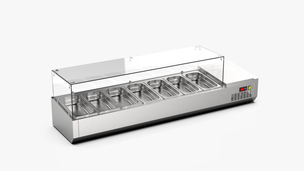 Ndustrio Camlı Set Üstü Saladbar Soğutmalı GN 1/4 7 Küvetli TTR-150-GCNDUSTRİONdustrio Camlı Set Üstü Saladbar Soğutmalı GN 1/4 7 Küvetli TTR-150-GCSet Üstü Saladbar ve Sushi DolaplarıNdustrio Camlı Set Üstü Saladbar Soğutmalı GN 1/4 7 Küvetli TTR-150-GC