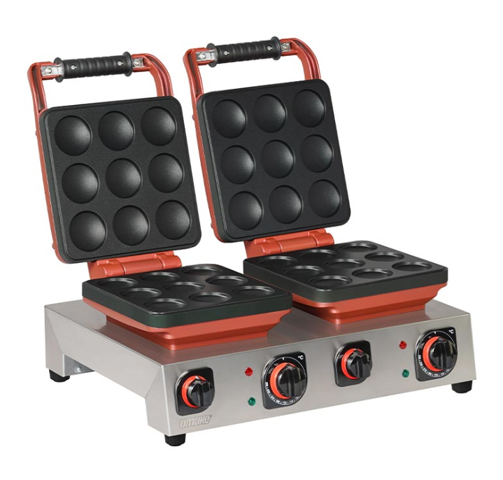 Omake Elektrikli Balls Model Çiftli Waffle Makinesi WFL21.E22Omake Omake Elektrikli Balls Model Çiftli Waffle Makinesi WFL21.E22Pankek MakineleriOmake Elektrikli Balls Model Çiftli Waffle Makinesi WFL21.E22