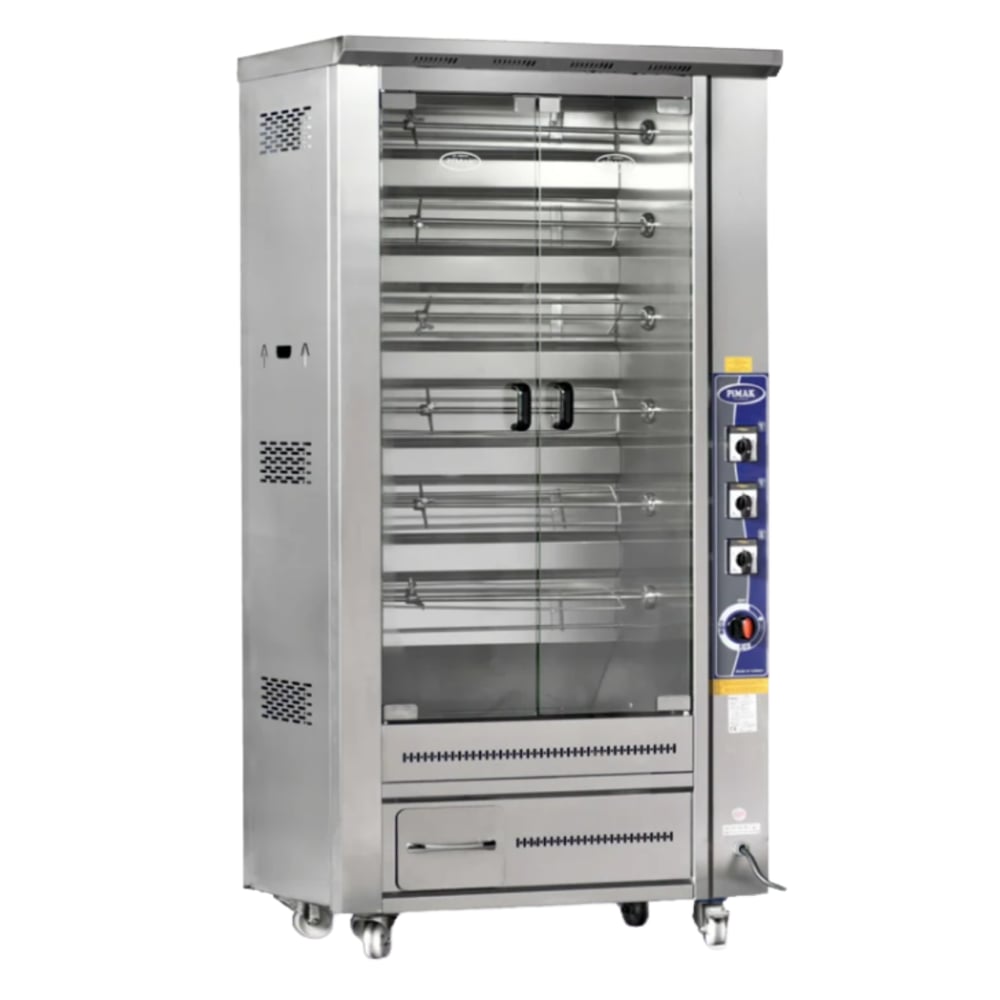 Pimak Piliç Çevirme Makinesi Tek Vitrinli Elektrikli Alt Dolaplı 24 Piliç Kapasiteli M010-DEPİMAK MAKİNAPimak Piliç Çevirme Makinesi Tek Vitrinli Elektrikli Alt Dolaplı 24 Piliç Kapasiteli M010-DEPİLİÇ ÇEVİRME MAKİNELERİPimak Piliç Çevirme Makinesi Tek Vitrinli Elektrikli Alt Dolaplı 24 Piliç Kapasiteli M010-DE