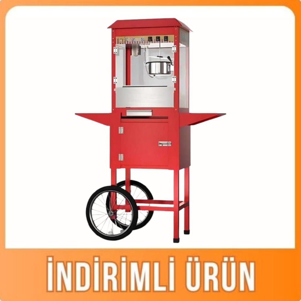 Vosco Otomatik Patlamış Mısır Makinesi, Arabalı, 300 gr Hazneli VJY-826VoscoVosco Otomatik Patlamış Mısır Makinesi, Arabalı, 300 gr Hazneli VJY-826ENDÜSTRİYEL MUTFAKVosco Otomatik Patlamış Mısır Makinesi, Arabalı, 300 gr Hazneli VJY-826