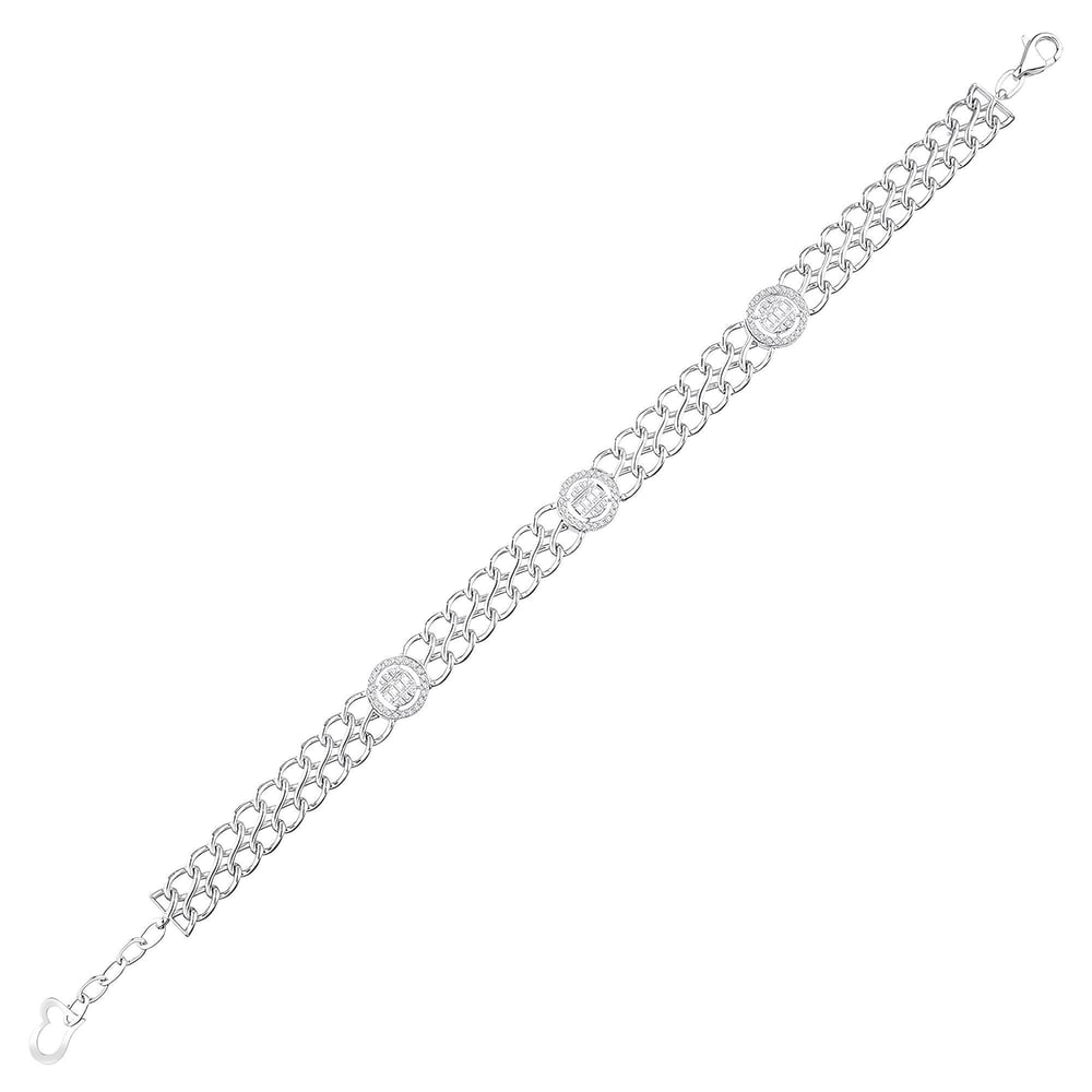 0.52 Karat Pırlanta Baget Bileklik