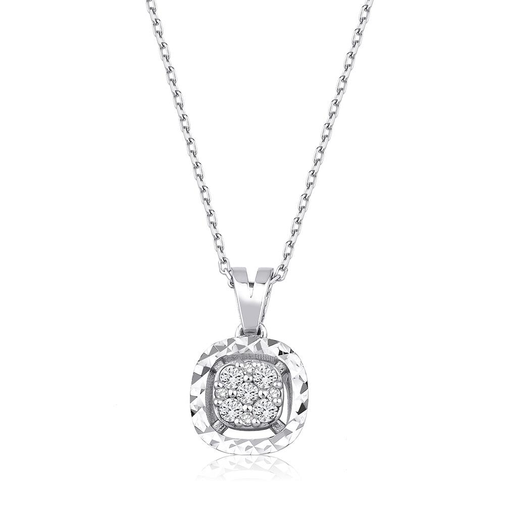 0.09 Ct Pırlanta Tasarım Kolye