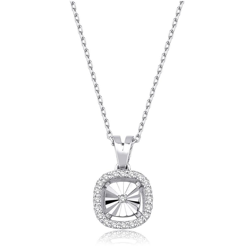 0.09 Ct Pırlanta Tasarım Küpe