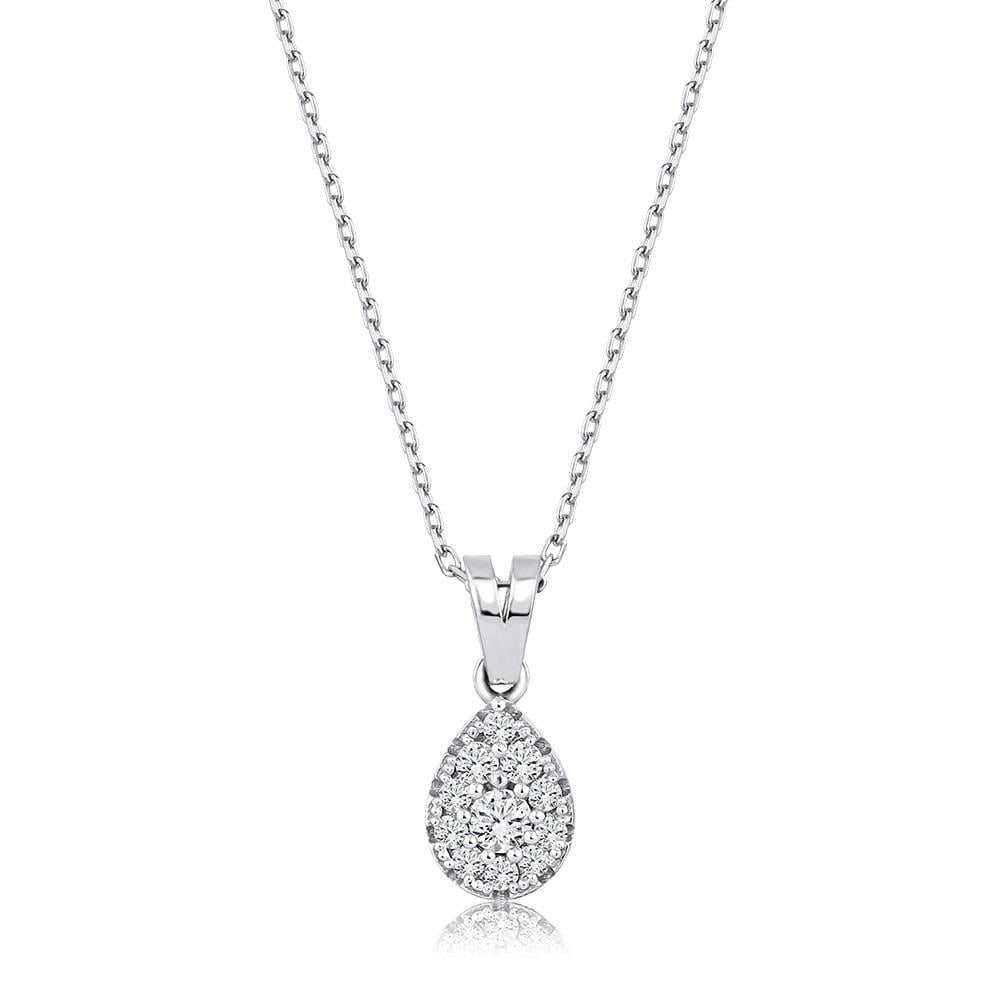 0.14 Ct Pırlanta Tasarım Kolye