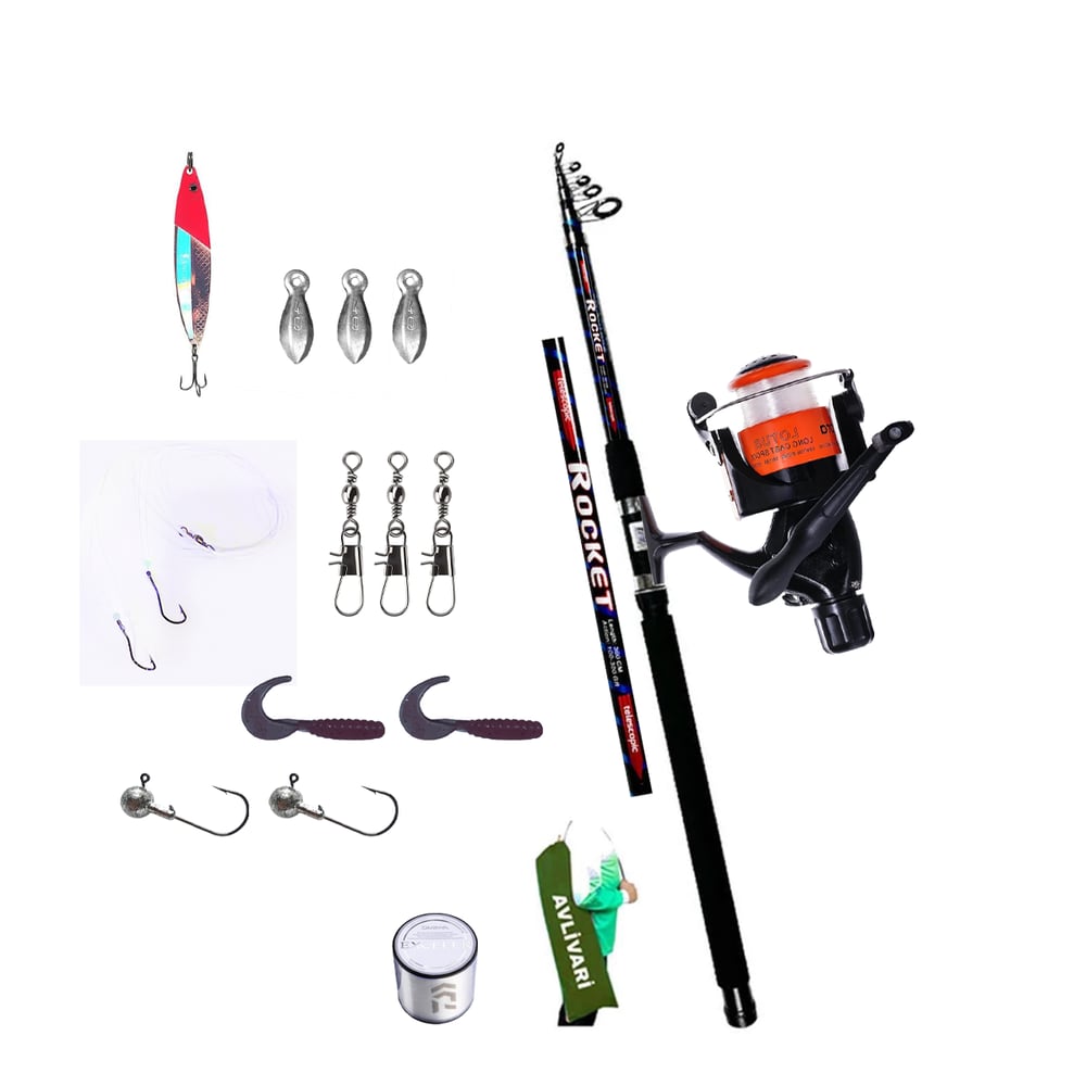 Avlivari Ecotackle Rocket 270 Cm - Pandora Lotus 6000  Tam Takım Lüx Usta Profesyonel Hobi Deniz ve Göl Olta Seti
