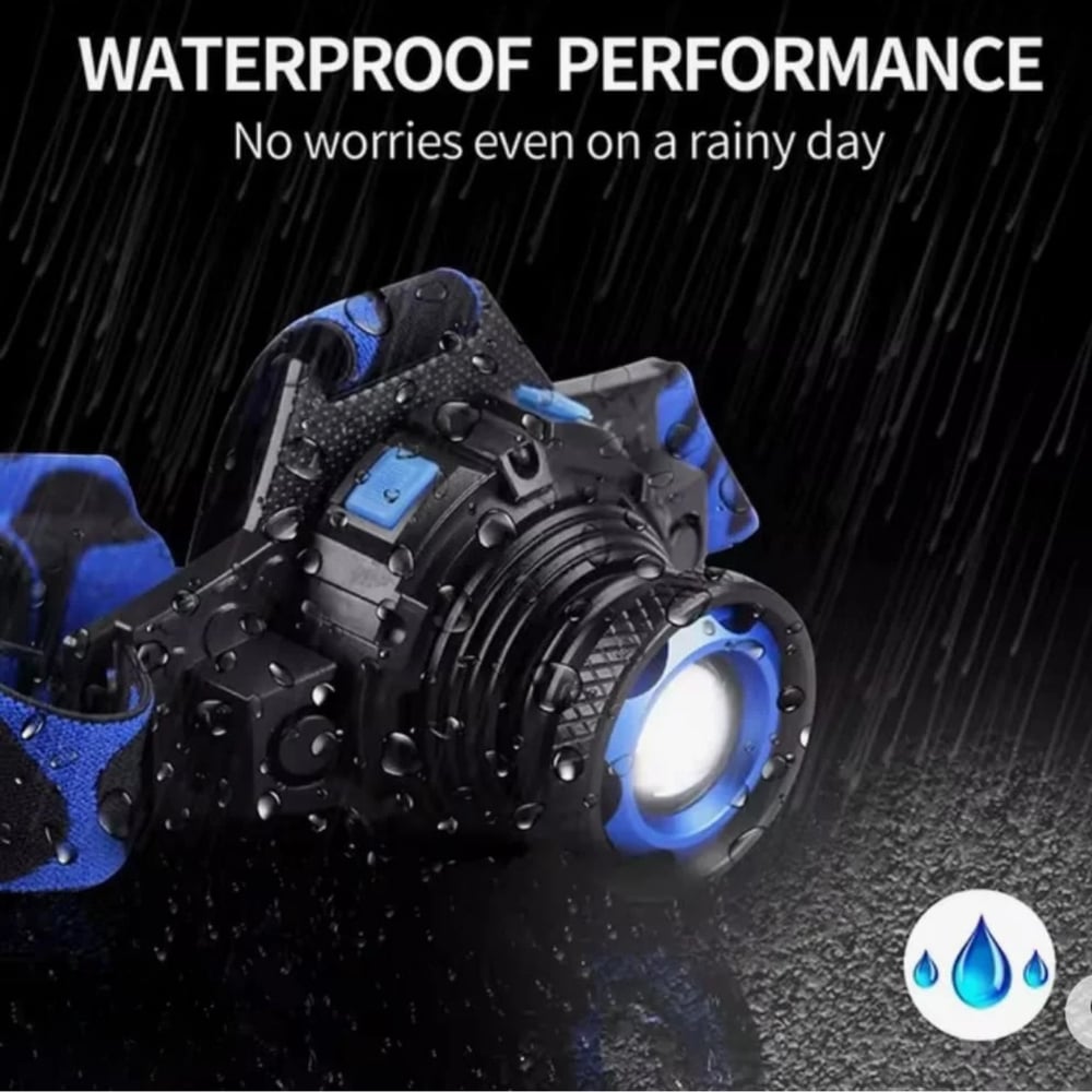 Avlivari Focus Kafa Lambası Sarjlı Zoomlu