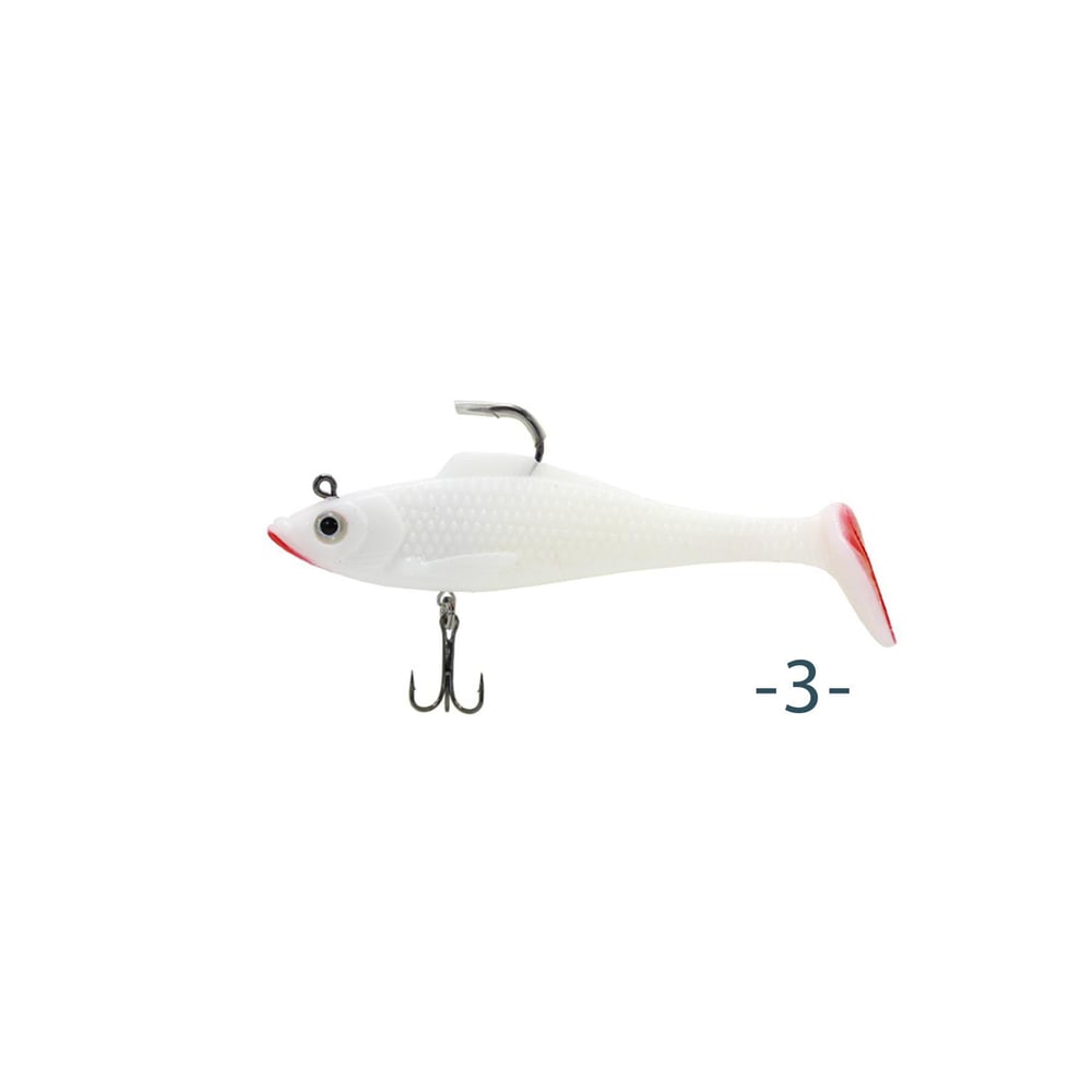 Captain 3568 Cracker Soft 12cm Levrek Turna Silikonu 3lü Set Suni Balık