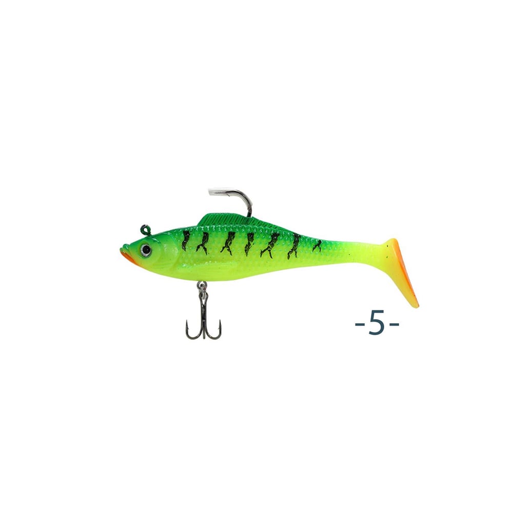 Captain 3568 Cracker Soft 12cm Levrek Turna Silikonu 3lü Set Suni Balık